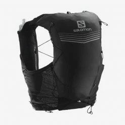 Salomon ADV SKIN 12 With Flasks Black