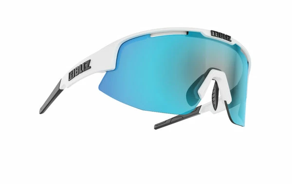 BLIZ ACTIVE EYEWEAR Bliz Matrix Small White Frame W/ Smoke Blue Multi Lens 1 BLIZ ACTIVE EYEWEAR Bliz Matrix Small White Frame W/ Smoke Blue Multi Lens